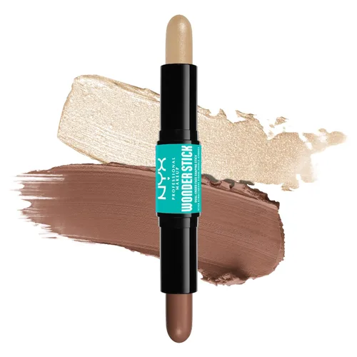 Vista 16 de NYX MAQUILLAJE PROFESIONAL Wonder Stick, Barra para dar forma y contornear el rostro - Claro
