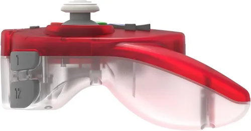Vista 4 de Retro-Bit Tribute 64 - Controlador inalámbrico de 24 GHz para Nintendo 64 N64 Switch PC MacOS RetroPie Raspberry Pi y otros dispositivos USB rojo
