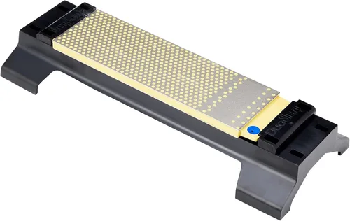 Vista 16 de DMT - Afilador de piedra de banco DuoSharp Plus de 8 pulgadas con zona continua y base universal, grueso/extragrueso Negro con base universal