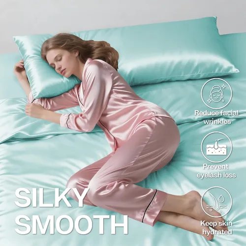 Vista 215 de MR&HM - Funda de almohada de satén