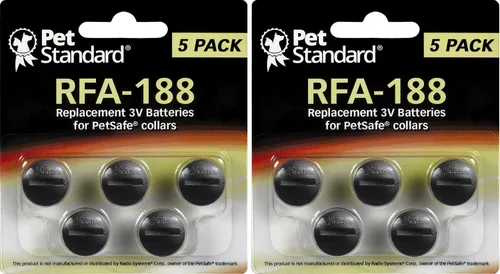Vista 6 de PetSafe - Baterías de repuesto compatibles con RFA-188 (paquete de 5)