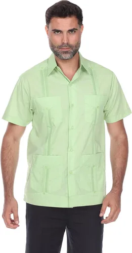 Vista 2 de Mojito Collection Camisa Guayabera de manga corta para hombre