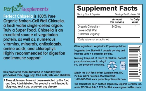 Vista 2 de Perfect Chlorella - Cápsulas