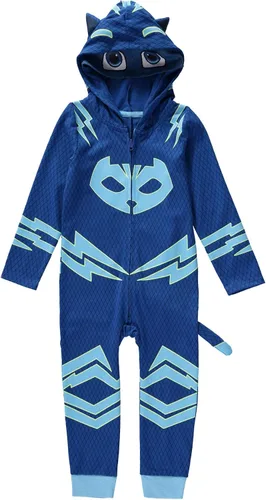 Vista 4 de PJ Masks Catboy Gekko Glow-in-the-Dark Catboy Costume with Ears and Attached Tail