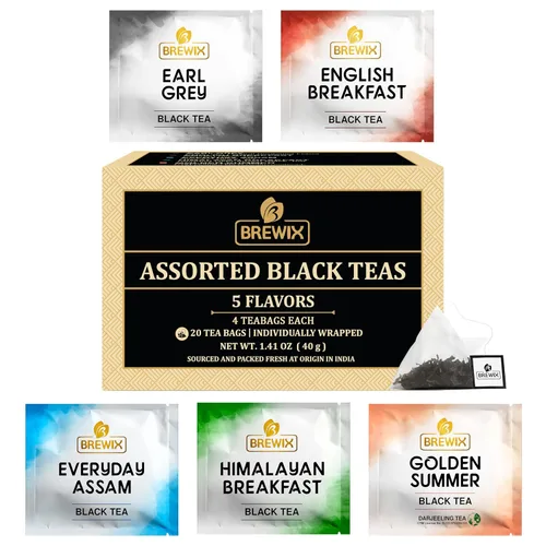 Vista 9 de BREWIX, Bedtime Blossom - Té suelto de hierbas (más de 50 tazas) sin cafeína y totalmente natural Mezcla relajante floral nocturna Rooibos