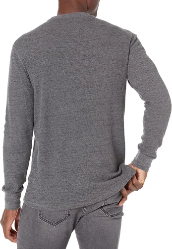Vista 4 de Tienda Essentials - Camisa de manga larga con ajuste regular de punto de gofre para hombre