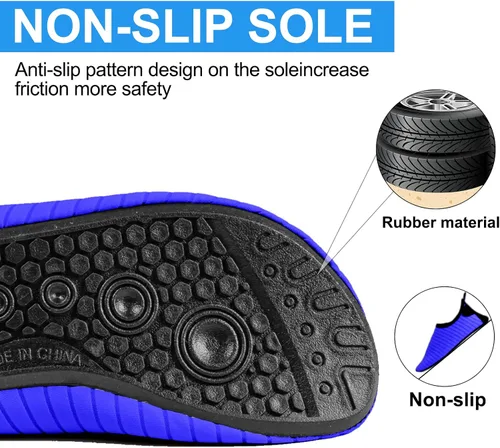 Vista 3 de Zapatos de agua para mujeres y hombres, zapatos de playa, calcetines de agua, zapatos de piscina, zapatos de secado rápido, zapatos de deportes