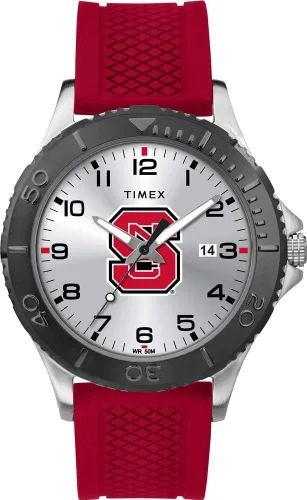 Vista 39 de Timex Tribute Men's Collegiate Gamer 42mm Watch – Georgia Bulldogs with Black Silicone Strap