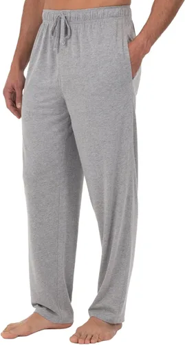 Vista 3 de Fruit of the Loom - Pantalón de dormir para hombre, en tallas extendidas, tejido jersey, pijama, pantalones de descanso (paquetes de 1 y 2 unidades)