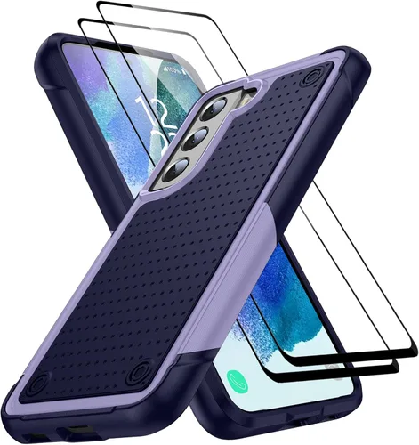 Vista 106 de Jeylly Funda para Samsung Galaxy S10 Plus S10+, ajuste delgado, doble capa, resistente, absorción de golpes, TPU con carcasa trasera de Negro