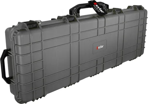 Vista 2 de Eylar Funda rígida protectora para rifle de rodillo de 38 pulgadas con espuma, impermeable y a prueba de golpes, dos rifles o múltiples pistolas