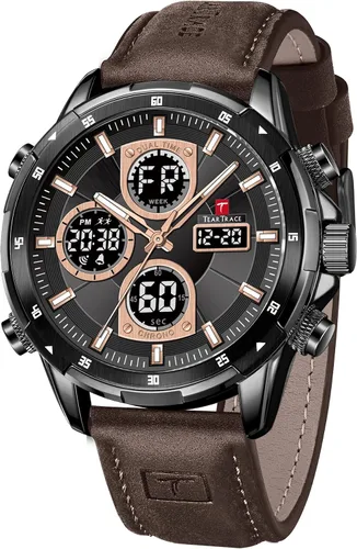 Vista 8 de Mens Watches Analog Waterproof Watches for Men Chronograph Classical Fashion Dress Mens Wrist Watch Relojes para Hombres Christmas Gift for Men