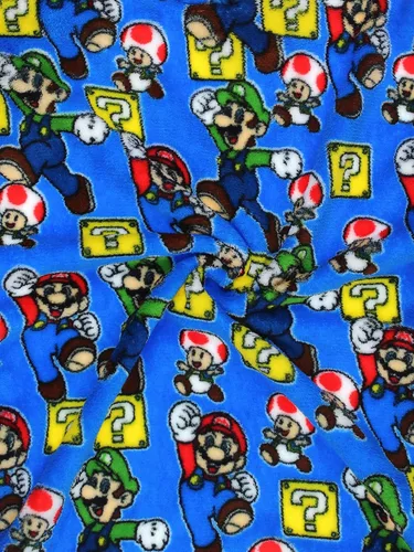 Vista 4 de Super Mario Brothers Luigi Toad - Bata de baño de felpa con capucha para adulto