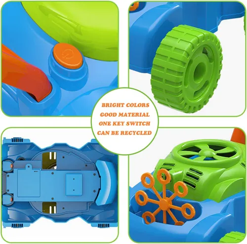 Vista 4 de Lydaz – Máquina de burbujas electrónicas para césped, juegos al aire libre, juguetes para niños