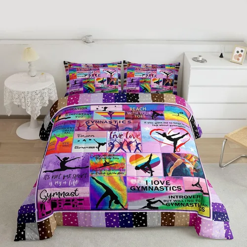 Vista 22 de Feelyou Juego de ropa de cama de sirena suave para niños y niñas, juego de edredón de escamas de peces oceánicos, tamaño individual, edredón