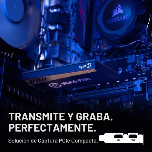 Vista 2 de Elgato Game Capture HD, Xbox y PlayStation Grabadora de juegos de alta definición para Mac y PC