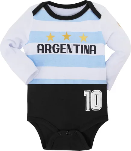 Vista 7 de Cnins Body deportivo para bebé, de manga larga, con temática de fútbol, unisex, para bebés de 0 a 18 meses