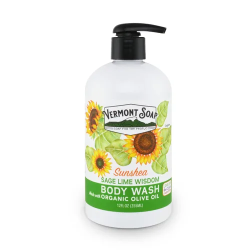 Vista 11 de VERMONT SOAP Gel de baño, gel natural con manteca de karité, gel de gel suave para hidratar y calmar la piel, jabón corporal sin fragancia