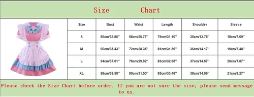 Vista 4 de Halloween Dress for Women Elegant Maid Outfit Dresses Sissy Maid Big Swing Dresss Anime Cosplay Lolita Kawaii Dresses
