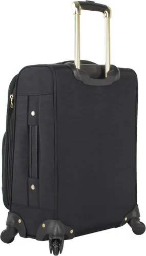 Vista 2 de Steve Madden Designer Luggage Collection - Maleta ligera y expandible para hombres y mujeres, bolsa de transporte duradera de 20 pulgadas con ruedas