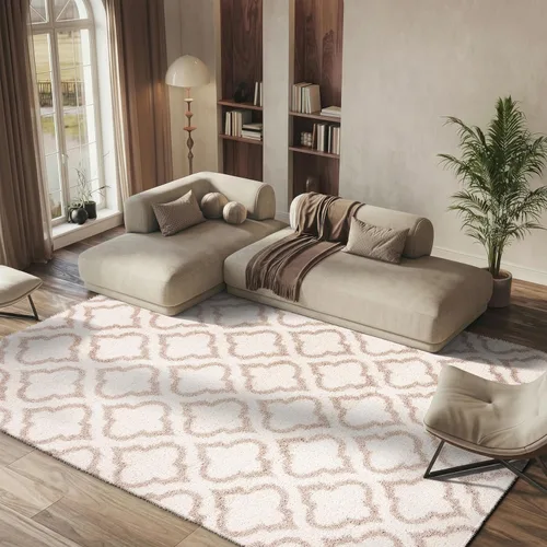 Vista 20 de SAFAVIEH Hudson Shag Collection - Alfombra decorativa de 2 x 3 pies, diseño marroquí, color gris y marfil, no desprende pelusa y de fácil cuidado, 2