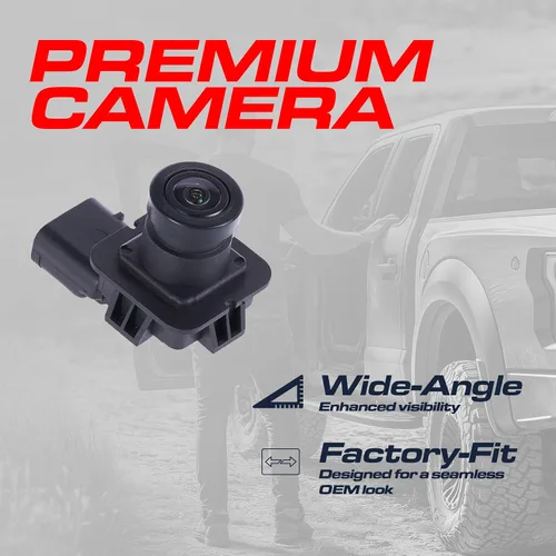 Vista 3 de Master Tailgaters Repuesto para Ford Transit Passenger/Cargo Van (2018-2019) Cámara de respaldo OE Parte # JK4Z-19G490-J, JK4Z-19G490-B