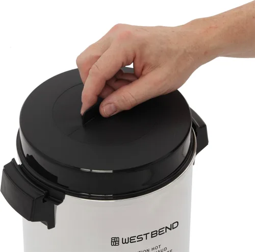 Vista 9 de West Bend Coffee Urn Highly-Polished Aluminum Features Automatic Temperature Control with Cup Per Minute Brewing and Easy Clean Up Includes