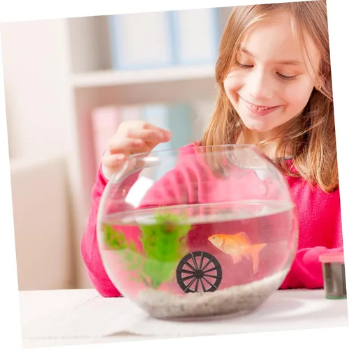 Vista 8 de 2 unids fuente Feng Shui rueda escultura decoración de mesa miniatura escritorio cascada fuente de agua accesorios pequeña rueda de agua Fengshui
