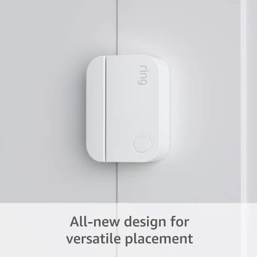 Vista 3 de Sensor de contacto de la Alarma Ring (2.ª generación) Alertas instantáneas de ventanas y puertas La batería dura aproximadamente 3 años