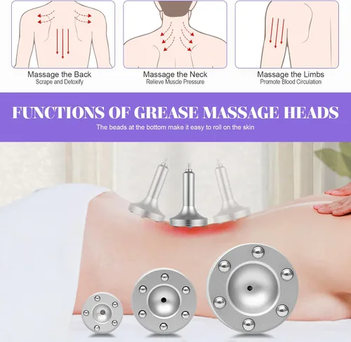 Vista 4 de Máquina para esculpir el cuerpo, máquina de terapia al vacío, máquina de ventosas para cuidado del cuerpo y cuidado del pecho y adelgazamiento
