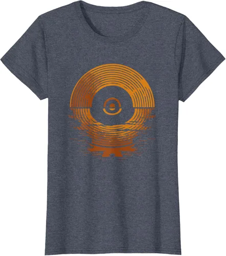 Vista 54 de Vinyl LP Records - Camiseta de vinilo Sunset Negro