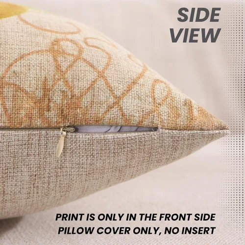 Vista 8 de Funda de almohada decorativa de Navidad de 12 x 20 pulgadas, funda de almohada lumbar de poliéster de Navidad, funda de cojín de granja para sofá