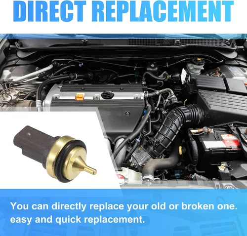 Vista 3 de uxcell Sensor de temperatura del refrigerante del motor No.13627535068 para Mini Cooper 2007-2015 Sensor de temperatura del agua