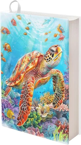 Vista 24 de DISNIMO Beach Sunrise - Funda elástica para libros de texto de tapa dura, lavable, reutilizable, protector de libros para adultos, mujeres, hombres
