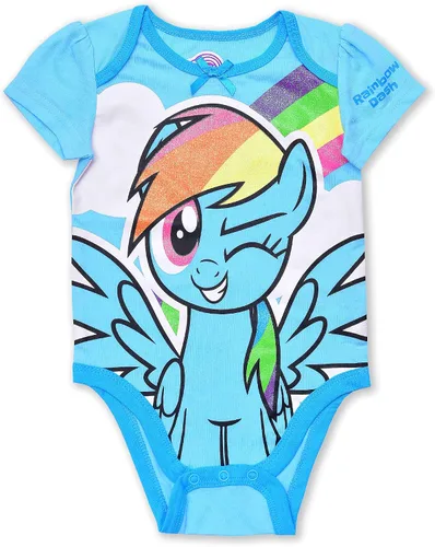 Vista 3 de My Little Pony Body de 5 piezas para niña - RosaAzulAmarillo