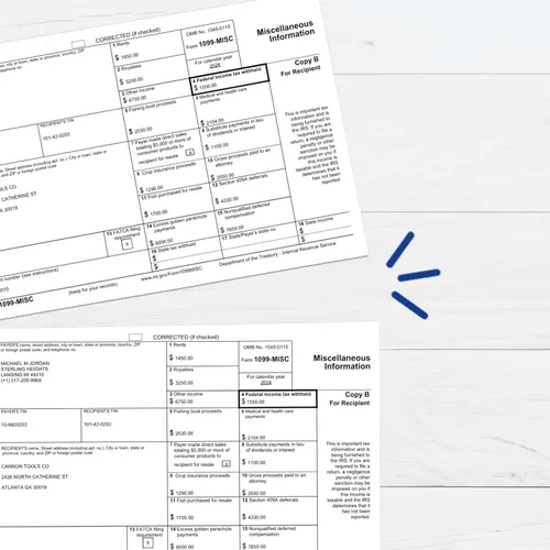 Vista 10 de PrintWorks Papel perforado profesional de media hoja de 8.5 x 11 pulgadas, perfecto para W-2, 1099 y uso de declaraciones, fabricado en los Estados