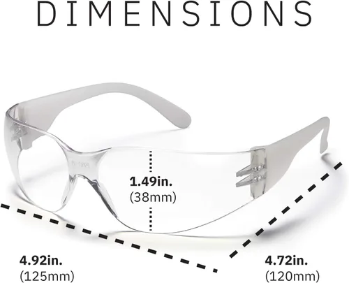 Vista 2 de Gamma Ray - Gafas protectoras de seguridad para niños, paquete de 12 Claro