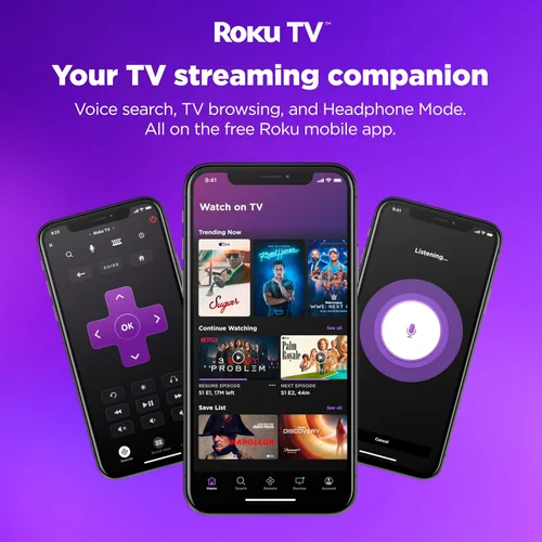Vista 16 de Hisense Serie A4 32A4HNR - Smart Roku TV HD 720p de 32 pulgadas con compatibilidad Alexa - Audio Dolby, diseño de bisel delgado, Asistente de Google