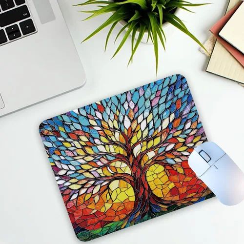 Vista 14 de 1 unids Monte Fuji con flores de cerezo antideslizante alfombrilla de ratón de goma para juegos, oficina, trabajo, deportes electrónicos, teclado