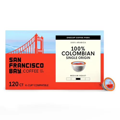 Vista 37 de SF Bay Coffee Organic Rainforest Blend, 12 unidades, Cápsulas de café compostables, tostado medio, compatible con K Cup incluyendo Keurig