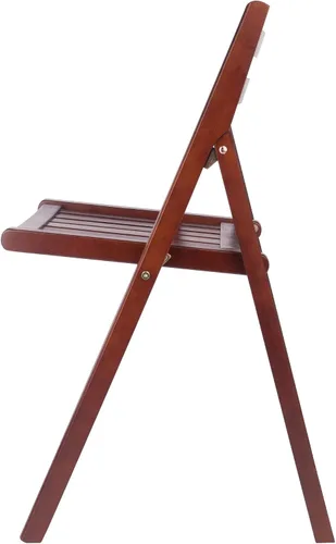 Vista 5 de Winsome Asiento de petirrojo de madera, nogal (juego de 4)