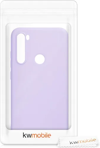 Vista 7 de kwmobile Funda compatible con Xiaomi Redmi Note 8 (2019/2021) - Funda protectora de silicona TPU suave y delgada - Lavanda