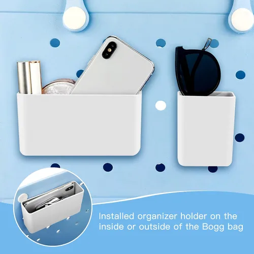 Vista 4 de Bogg - Organizador de bolsas Paquete de 2 soportes de almacenamiento con clip para bolsas Bogg Instalación interiorexterior Accesorios fáciles