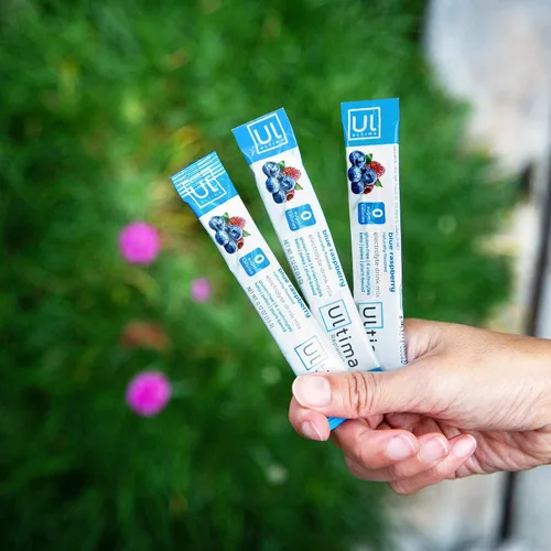 Vista 5 de Ultima Replenisher Mezcla de bebida de hidratación con electrolitos, frambuesa azul, caja de 20 porciones, sin azúcar, 0 calorías, 0 carbohidratos