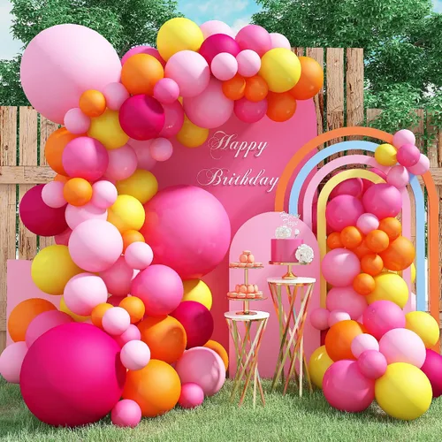 Vista 10 de Kit de arco de globos azules y naranjas, kit de guirnalda de arco de globos espaciales con globos plateados metálicos, globos de látex azul marino