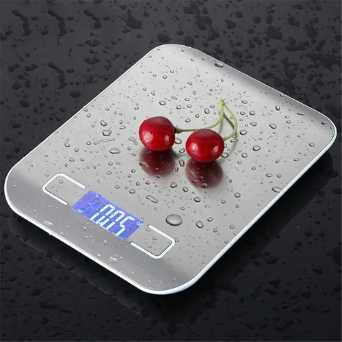Vista 2 de TXY 0.04 oz/22.0 lbs báscula de cocina doméstica báscula electrónica de alimentos básculas dietéticas herramienta de medición Slim LCD Digital