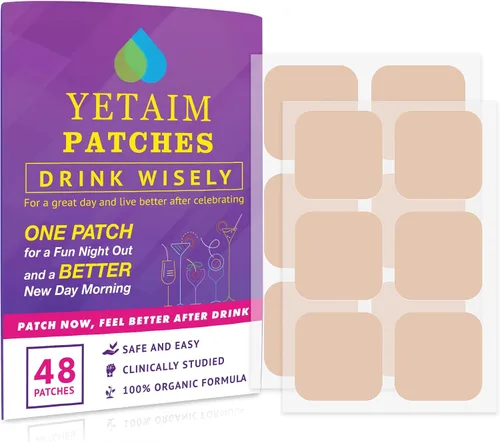 Vista 8 de YETAIM Parches de recuperación para mujeres y hombres: paquete de 48 unidades para impulso de energía y recuperación rápida - apoyo para día, noche