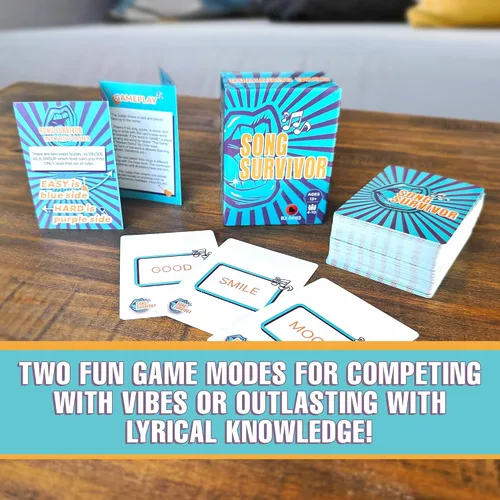 Vista 6 de Doin' The Most - Song Survivor: el mejor juego de cartas de fiesta para los amantes de la música. Juegos portátiles para cantar, imitar y ganar tu