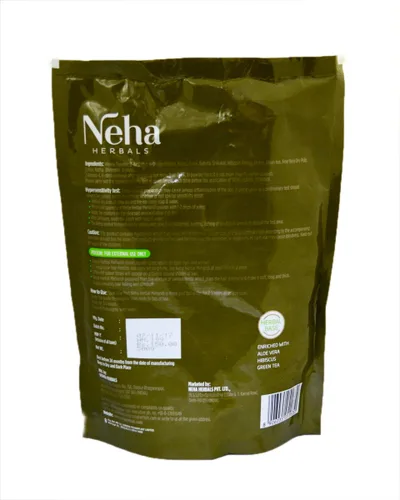 Vista 2 de Neha Herbal Mehndi - Polvo de henna Mehandi 100% puro y natural, 17.64 oz