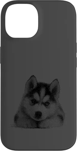 Vista 4 de Chic Husky Puppy for Dog Mom and Paw Parents Case for iPhone 16